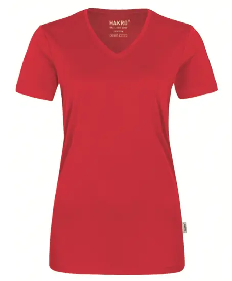 HAKRO Women-V-Shirt 187 Coolmax