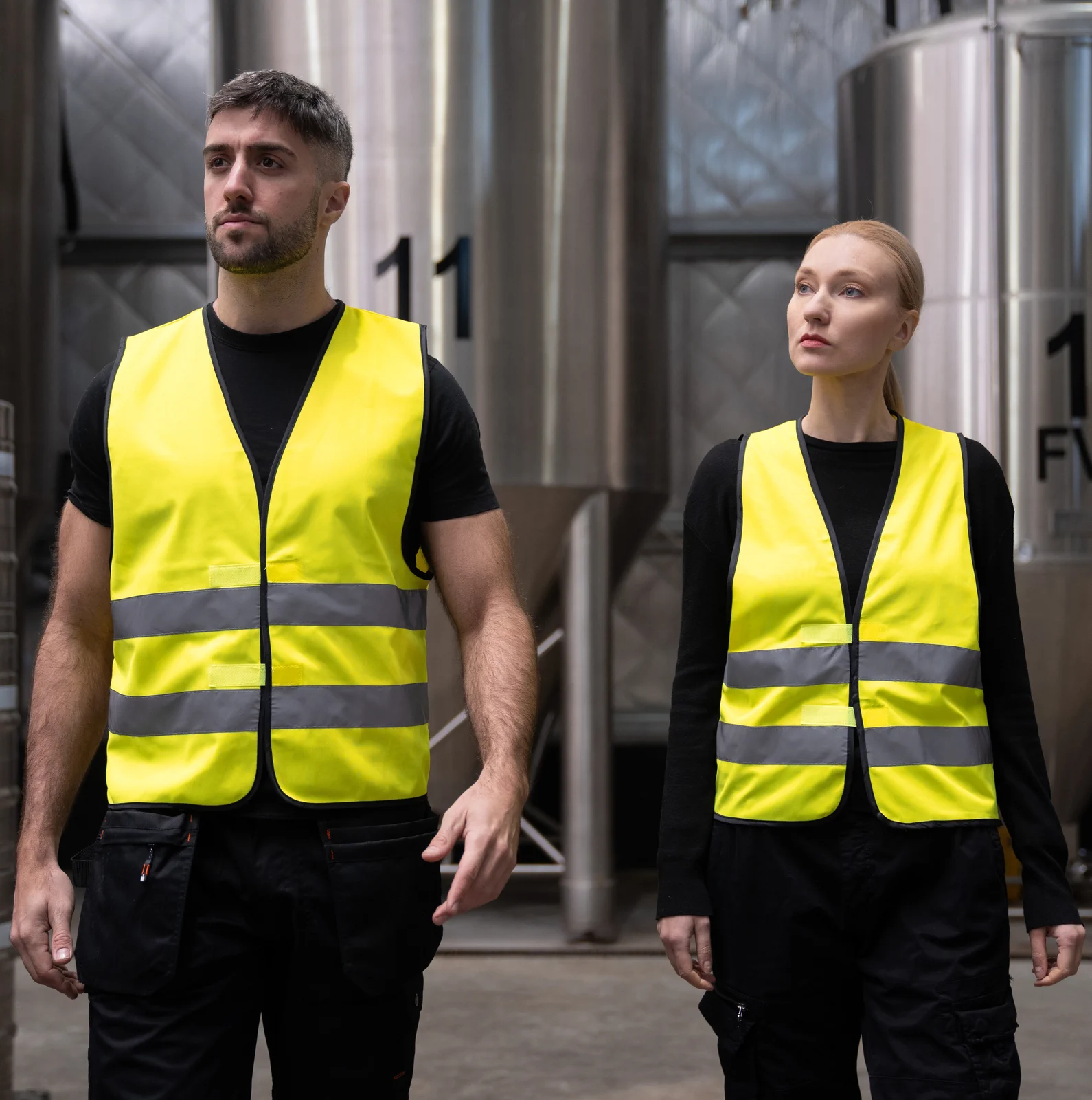 korntex-kxevw-co2-neutral-hi-vis-safety-vest-paris-signalyellow-model-1 Korntex Warnweste Paris