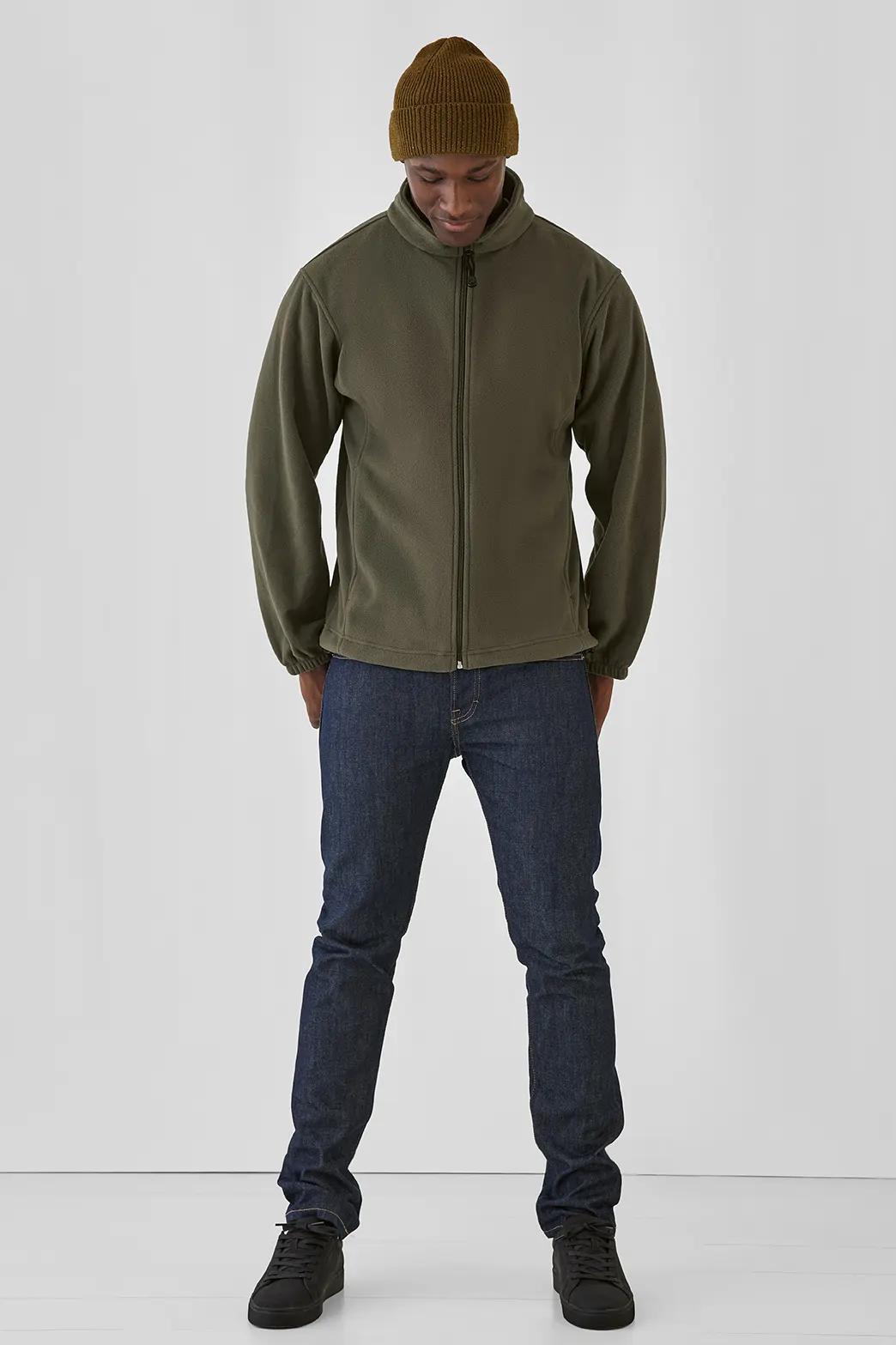 BC_FU749_Windprotek_parent_2 B&C Bonded Microfleece WindProtek Men