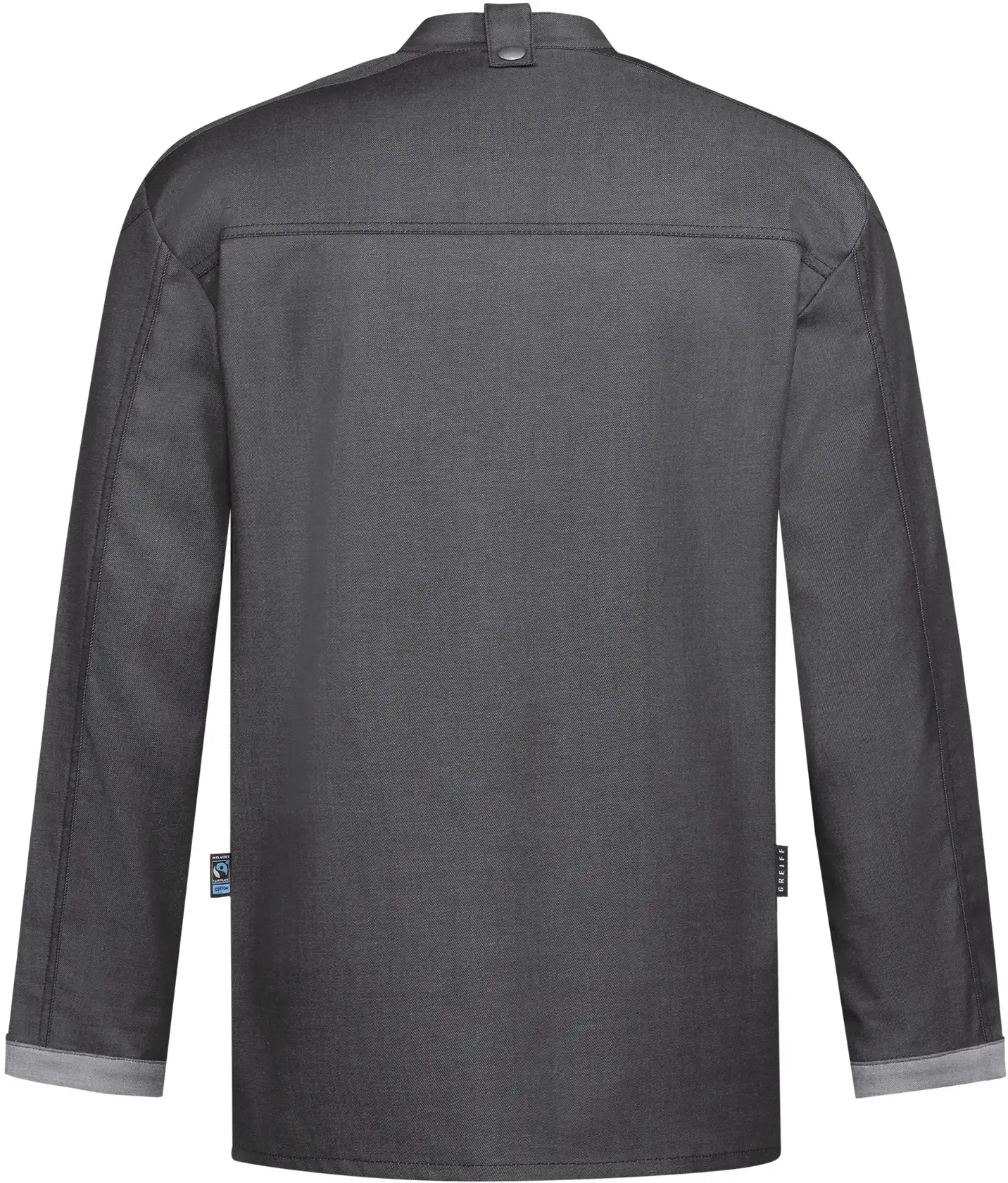 greiff-55721-herren-kochjacke-biker-rf_6910_denim-anthrazit-back-3 GREIFF Kochjacke im Bikerstyle Regular Fit