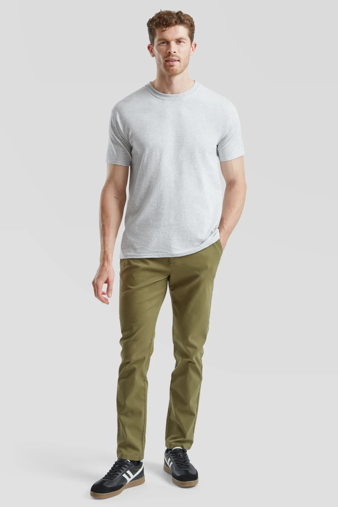 fruit-of-the-loom-61-212-0-heavy-t-shirt-heathergrey-model-3 F.O.L. Heavy Cotton T