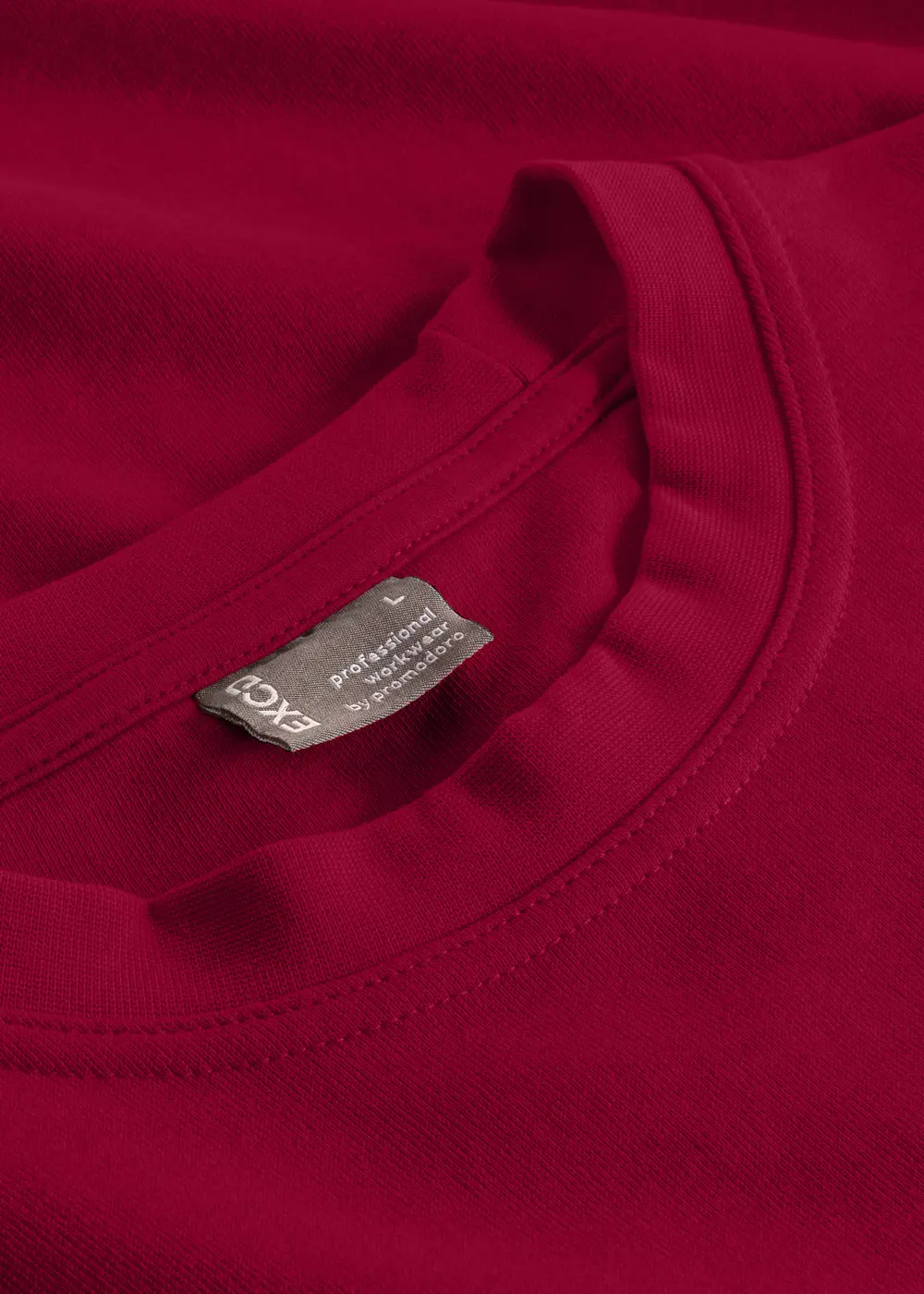 promodoro-5077-unisex-sweater-granat-detail-7 Promodoro Unisex Sweater