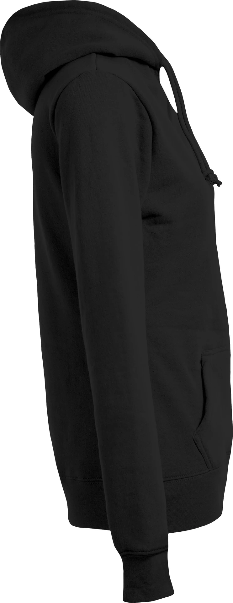 promodoro-2181-womens-hoody-black-side-5 Promodoro Women's Hoody 80/20