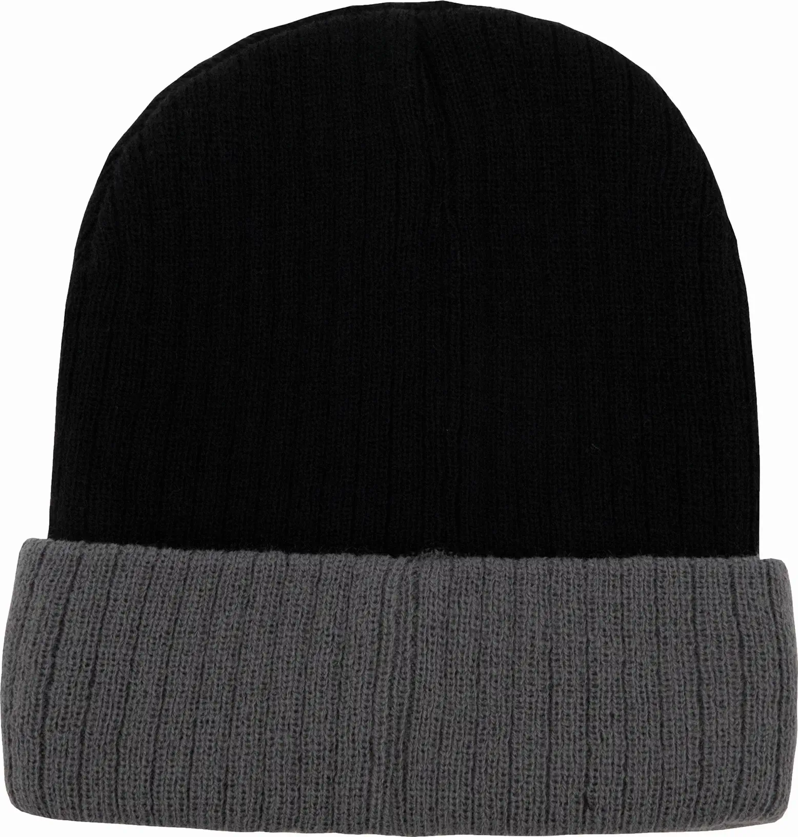 korntex-kxst-two-tone-beanie-black-grey-front-2 Korntex Strickmütze Metz