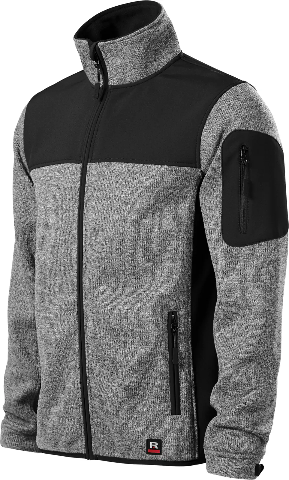 rimeck-550-softshelljacke-casual-knithellgrau-left-3 RIMECK Softshelljacke Casual 550