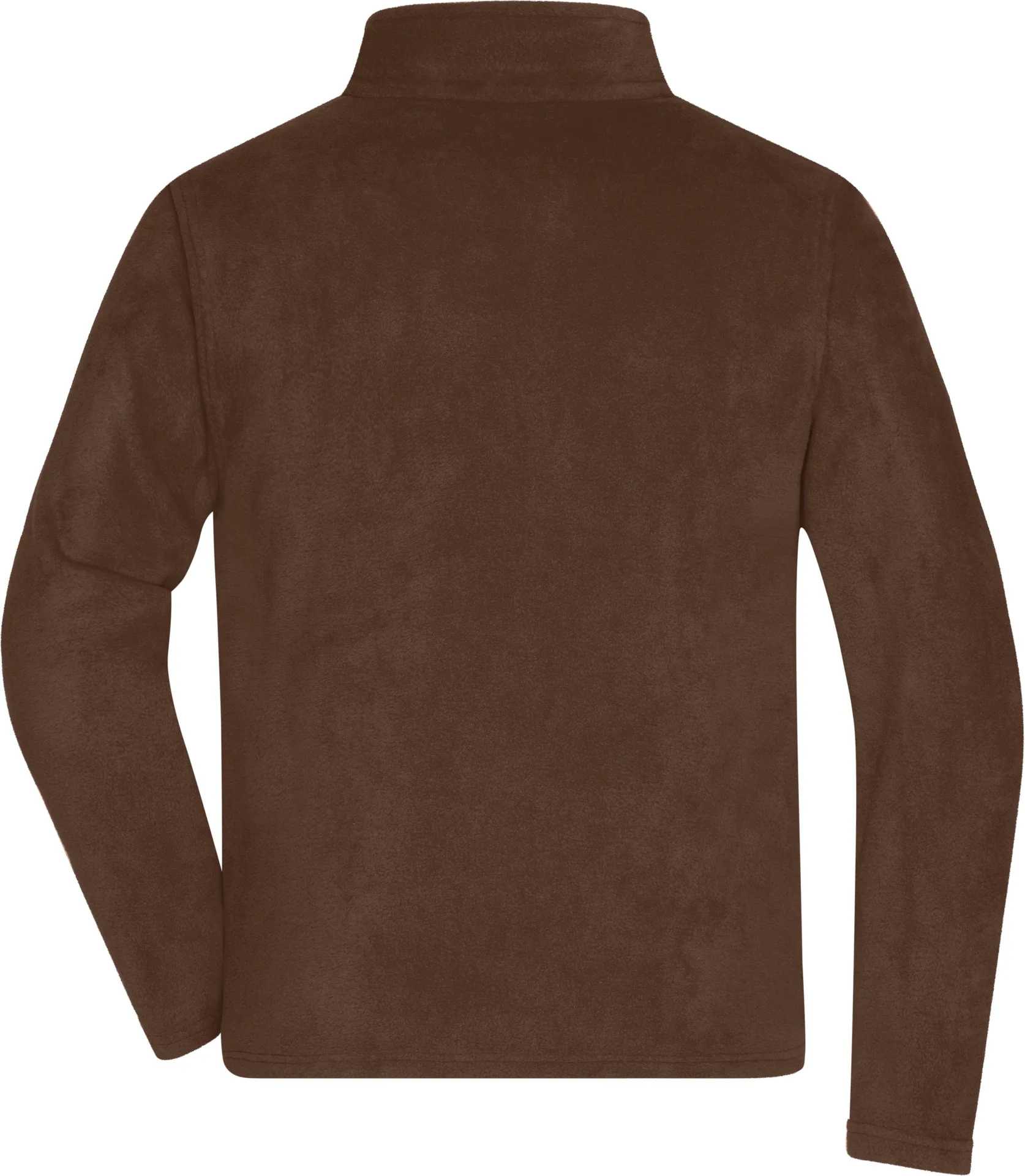 jn782-mens-fleece-jacket-brown-back-5 James & Nicholson Men's Fleecejacket
