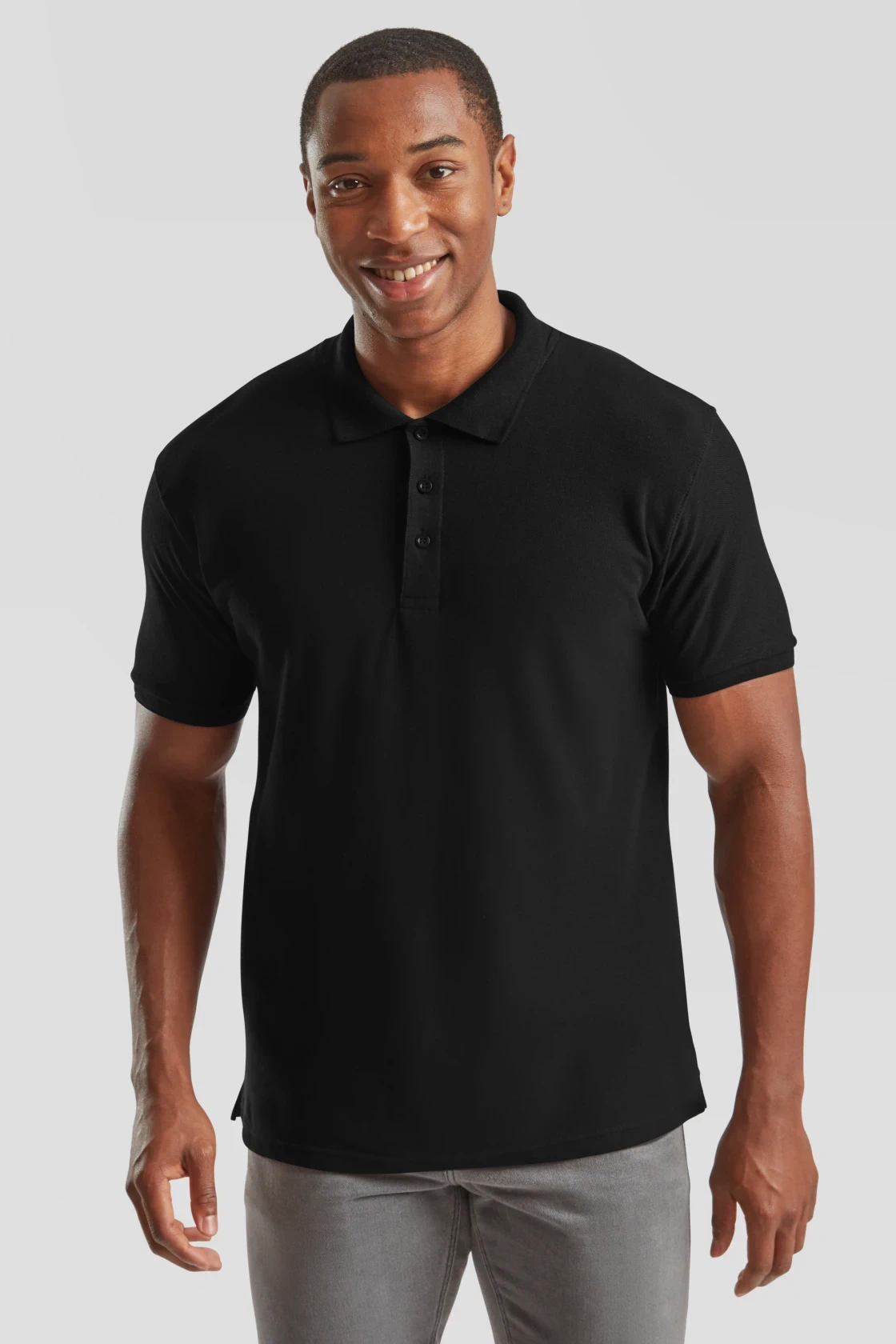 fruit-of-the-loom-63-218-0-premium-poloshirt-black-model-0 F.O.L. Premium Polo