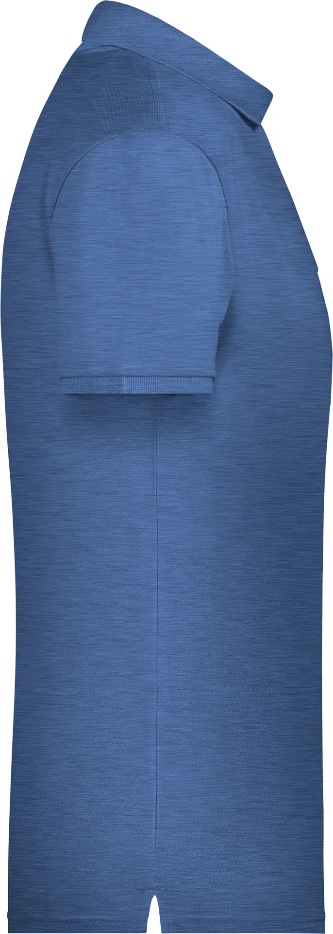 JN8010-mens-basic-poloshirt-lightdenimmelange-right-6 James & Nicholson Men's Basic Polo