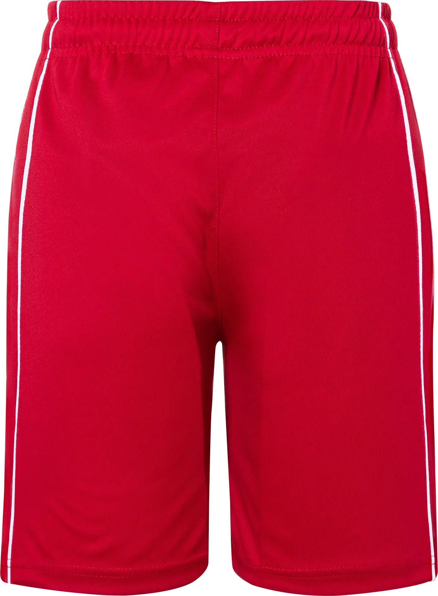 jn387k-basic-team-shorts-junior-red-white-back-5 James & Nicholson Kids Basic Team Shorts (387k)