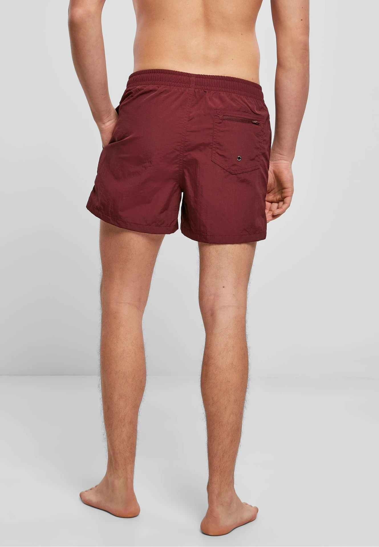 BYB-BY050-swim-shorts-cherry-model-2 Build Your Brand Swim Shorts