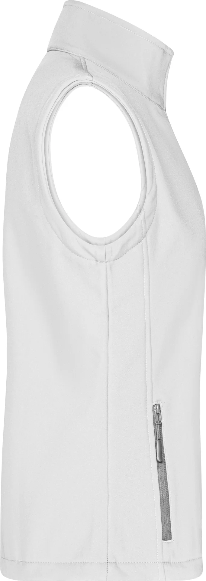 jn1127-ladies-promo-softshell-vest-white-white-right-6 James & Nicholson Ladies Promo Softshell Vest