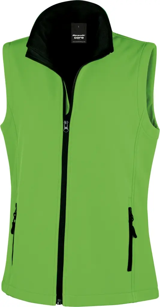 Result Ladies` Printable Soft Shell Bodywarmer