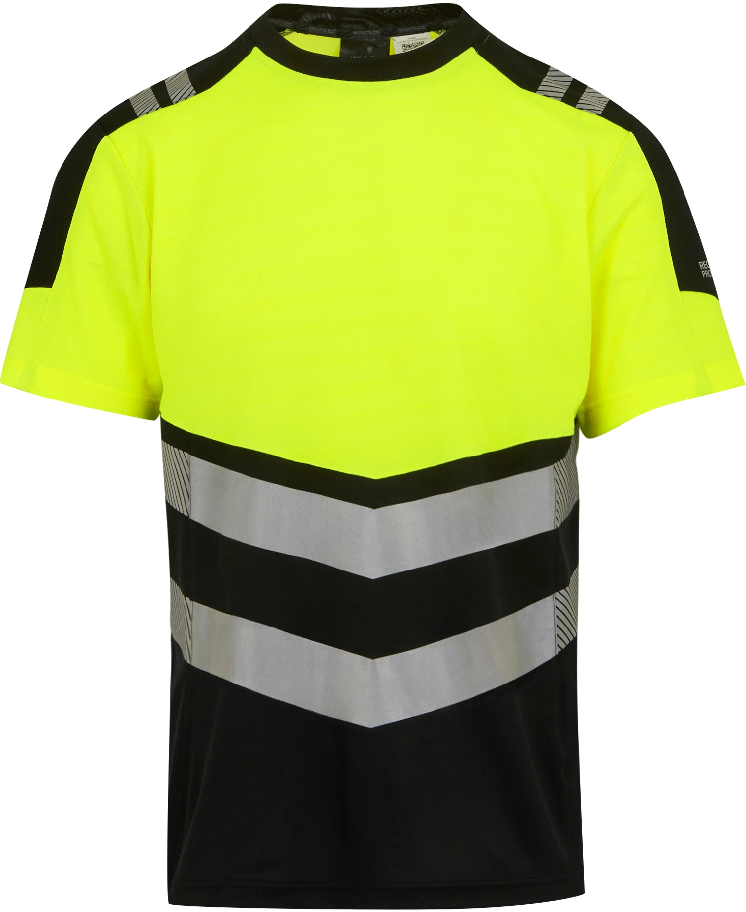 regatta-trs280-hi-vis-x-pro-t-shirt-black-signalyellow-front-2 Regatta Hi-Vis X-Pro T-Shirt (Class 1)