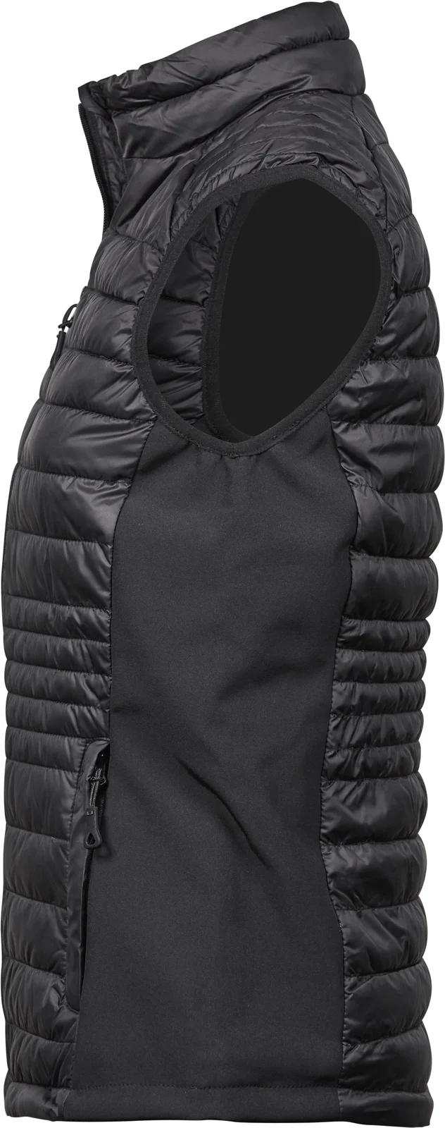 tee-jays-9625-womens-crossover-bodywarmer-black-black-left-2 Tee Jays Ladies Crossover Bodywarmer