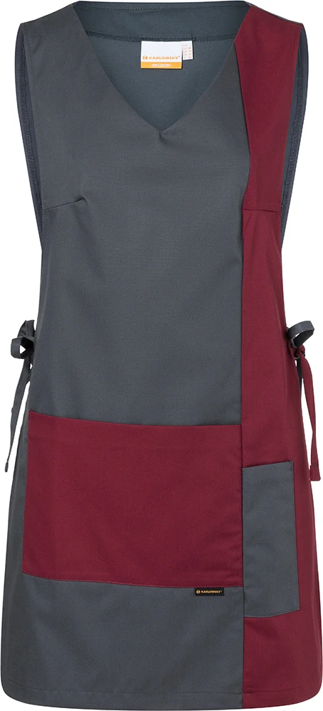 karlowsky-ks38-ueberwurfkasack-marilies-anthracite-bordeaux-front-3 KARLOWSKY Überwurfkasack Marilies