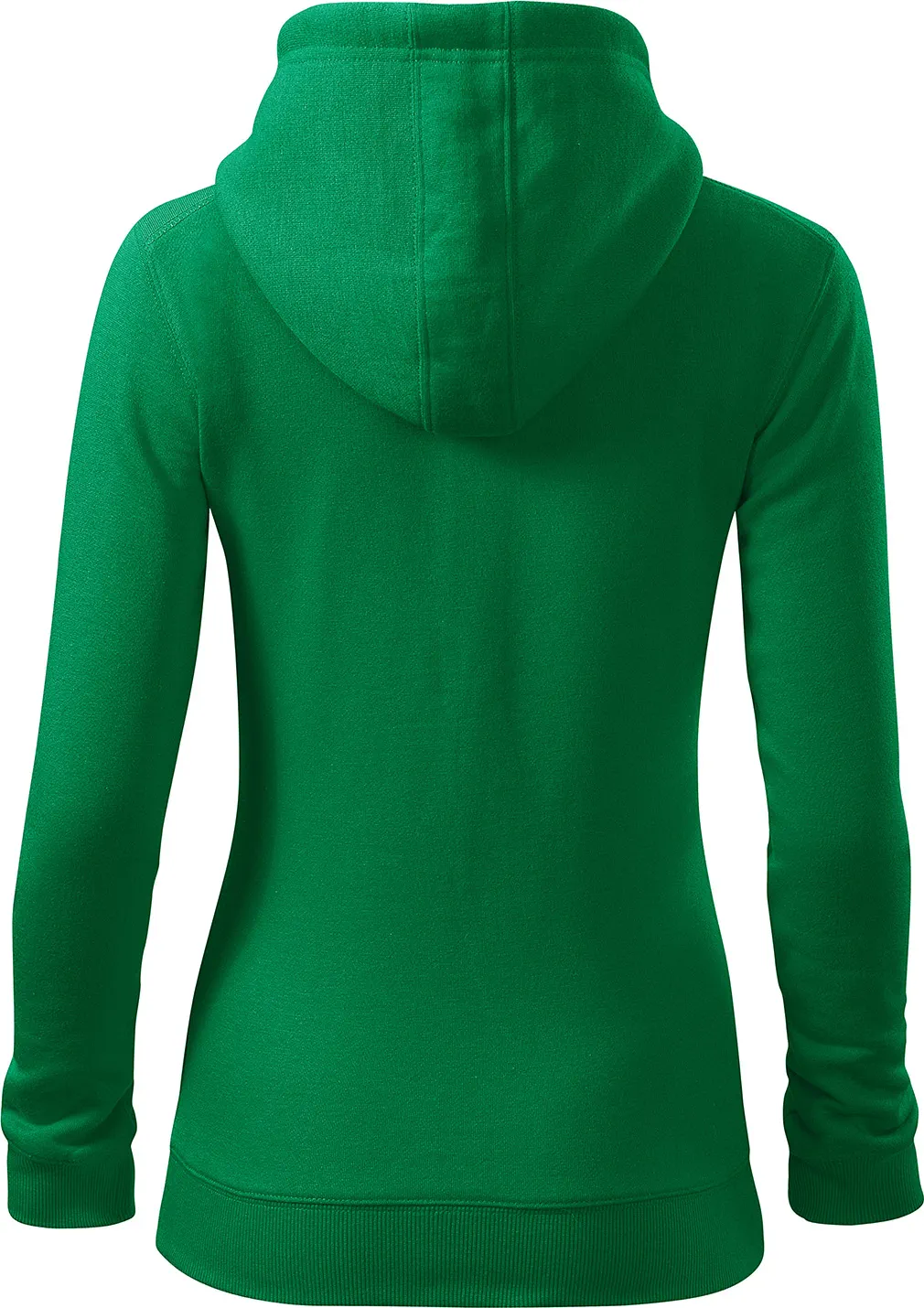 malfini-411-trendy-zipper-sweatshirt-damen-grasgruen-back-5 MALFINI Sweatshirt Damen Trendy Zipper 411