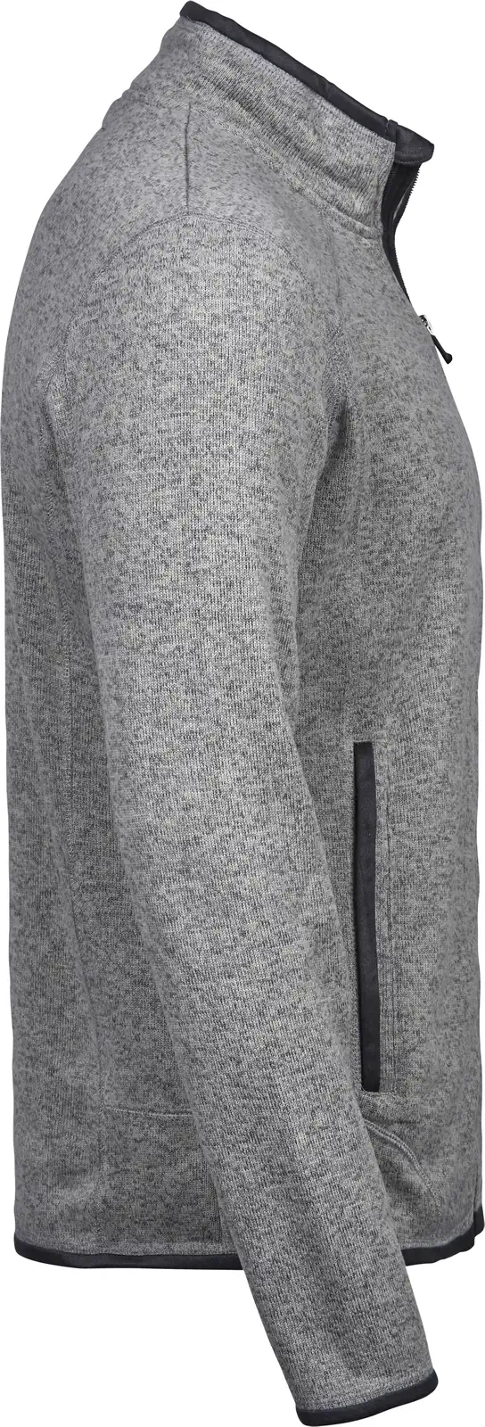 tee-jays-9615-mens-outdoor-fleece-jacket-greymelange-right-4 Tee Jays Men's Outdoor Fleece Jacket