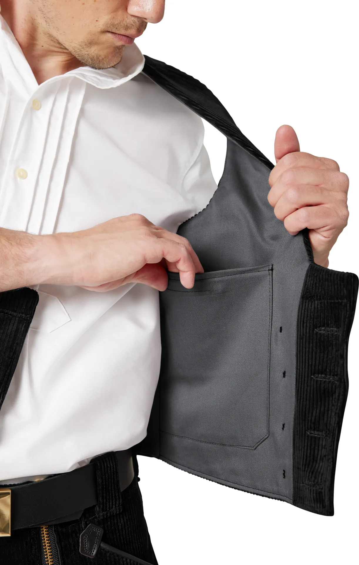 FHB Zunftweste FRITZ Trenkercord Dreidraht FHB Zunftweste FRITZ Trenkercord Dreidraht