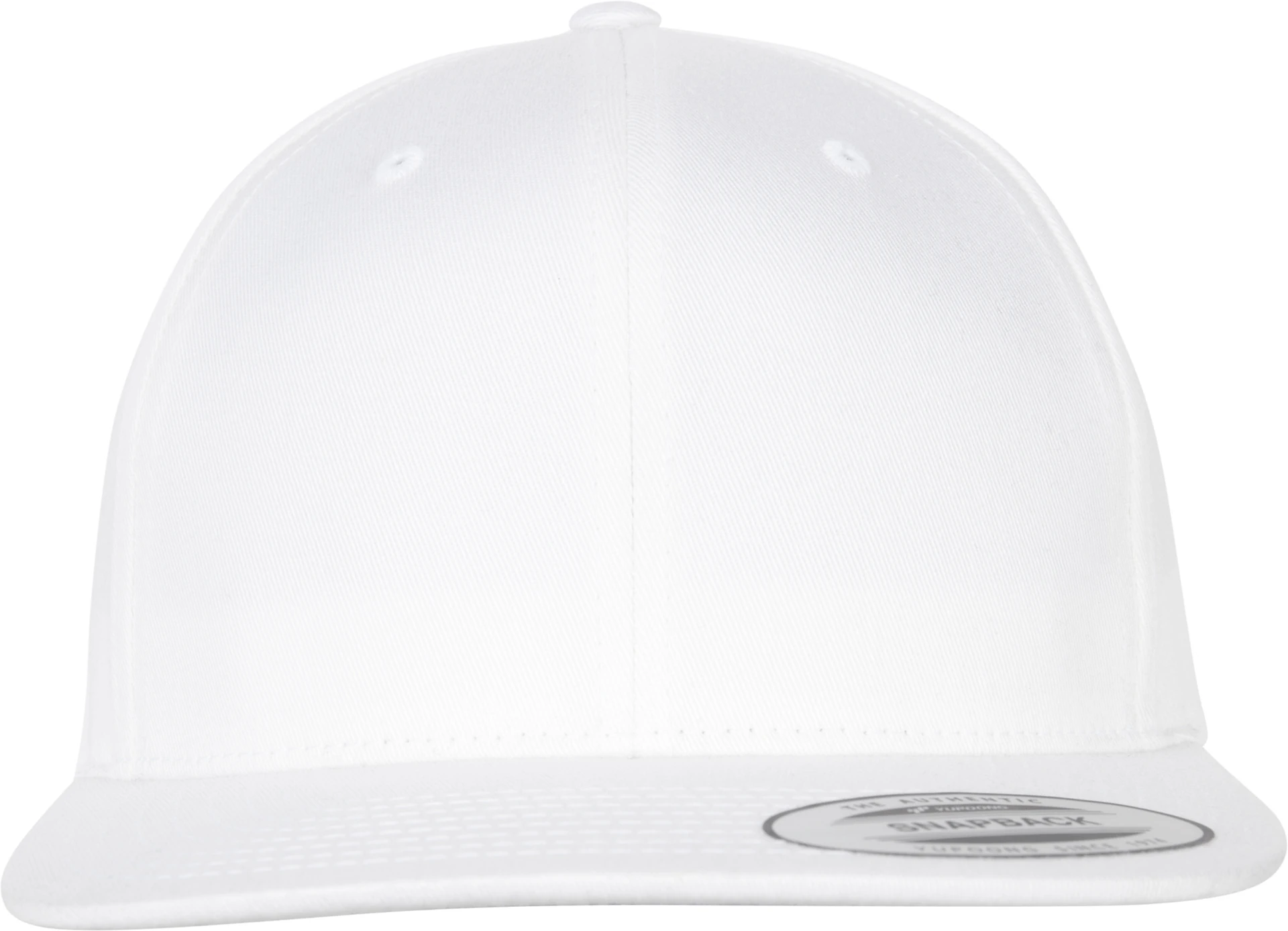 flexfit-6089oc-organic-cotton-snapback-white-front-2 FLEXFIT Organic Cotton Snapback