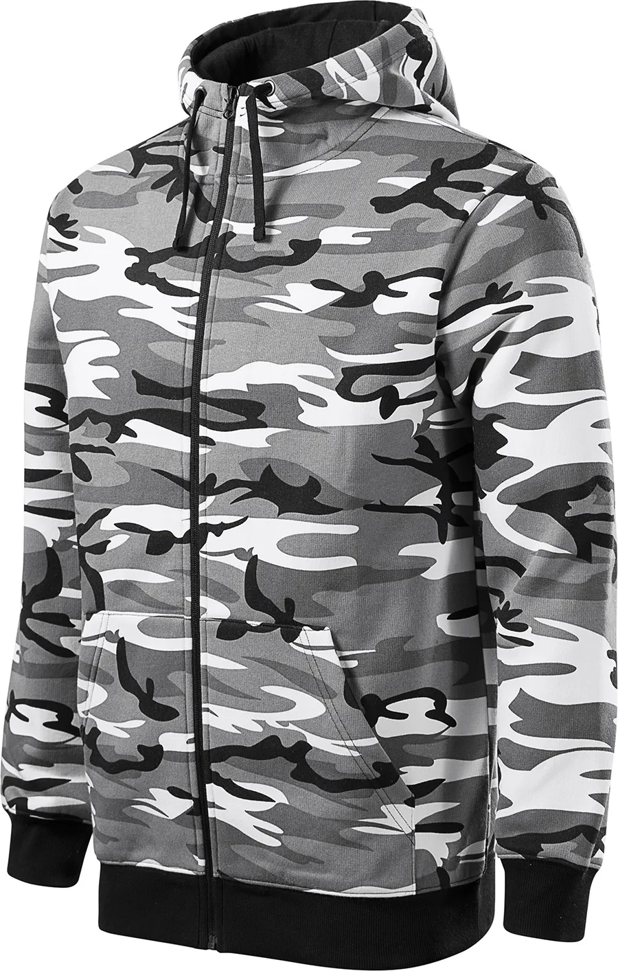 malfini-C19-camo-zipper-sweatshirt-herren-camouflage-grau-left-3 MALFINI Sweatshirt Camo Zipper C19