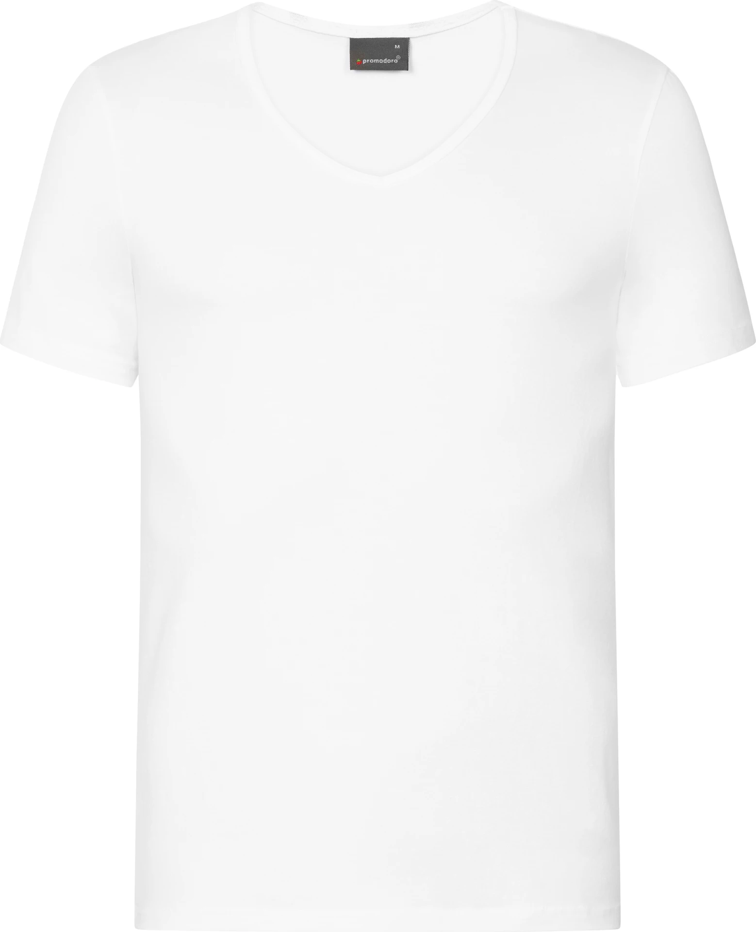promodoro-3082-mens-slim-fit-v-neck-t-shirt-white-front-3 Promodoro Men's Slim Fit V-Neck-T