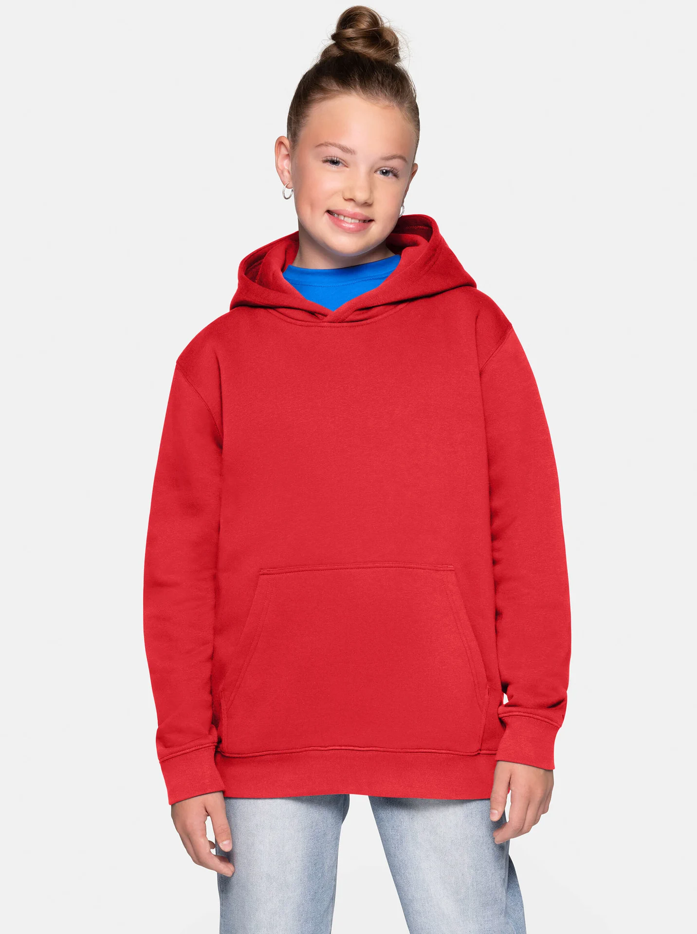 HAKRO Kinder Kapuzen-Sweatshirt 562 Bio-Baumwolle