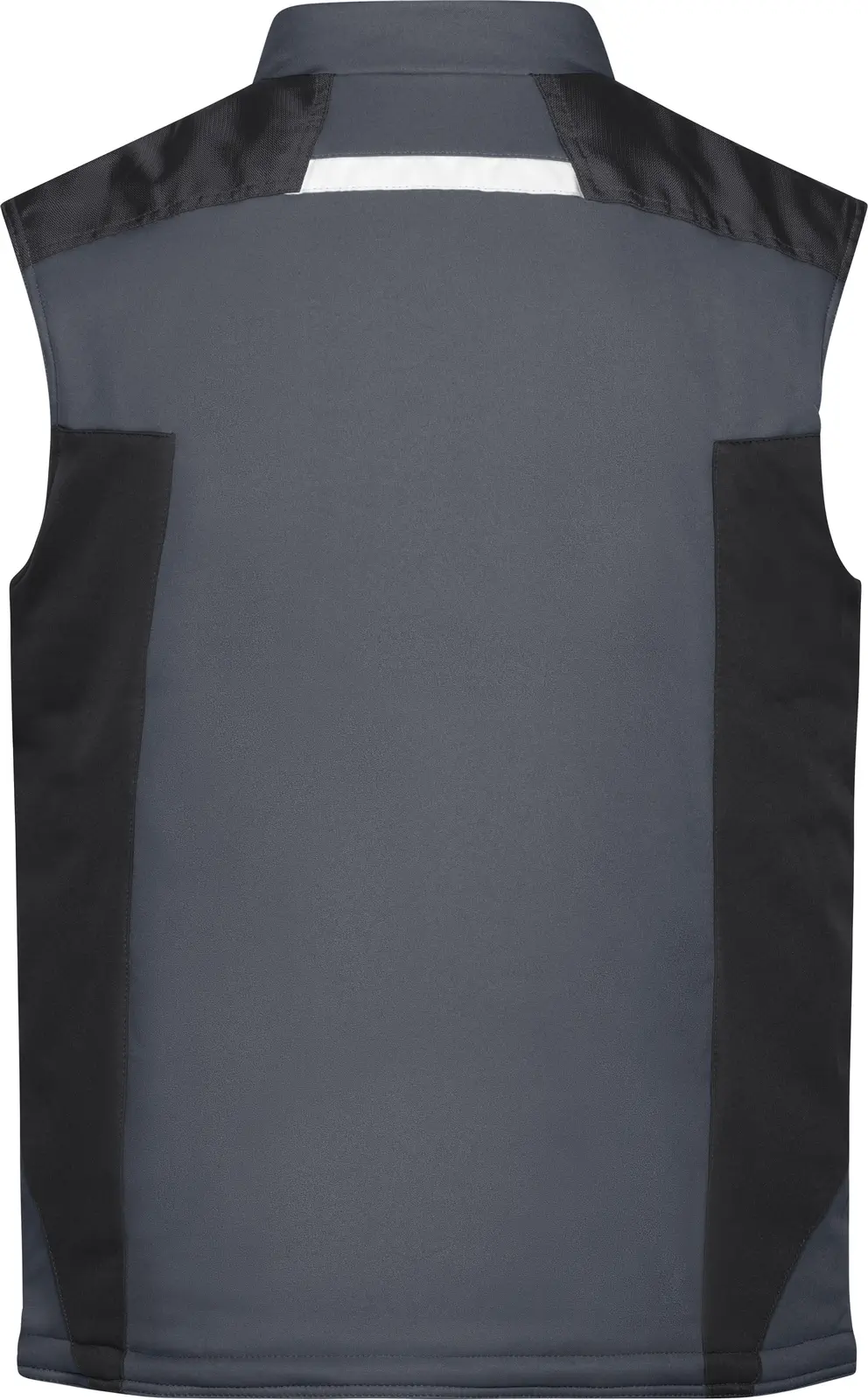 jn825-craftsmen-softshell-vest-carbon-black-back-5 James & Nicholson Craftsmen Softshell Vest -Strong-