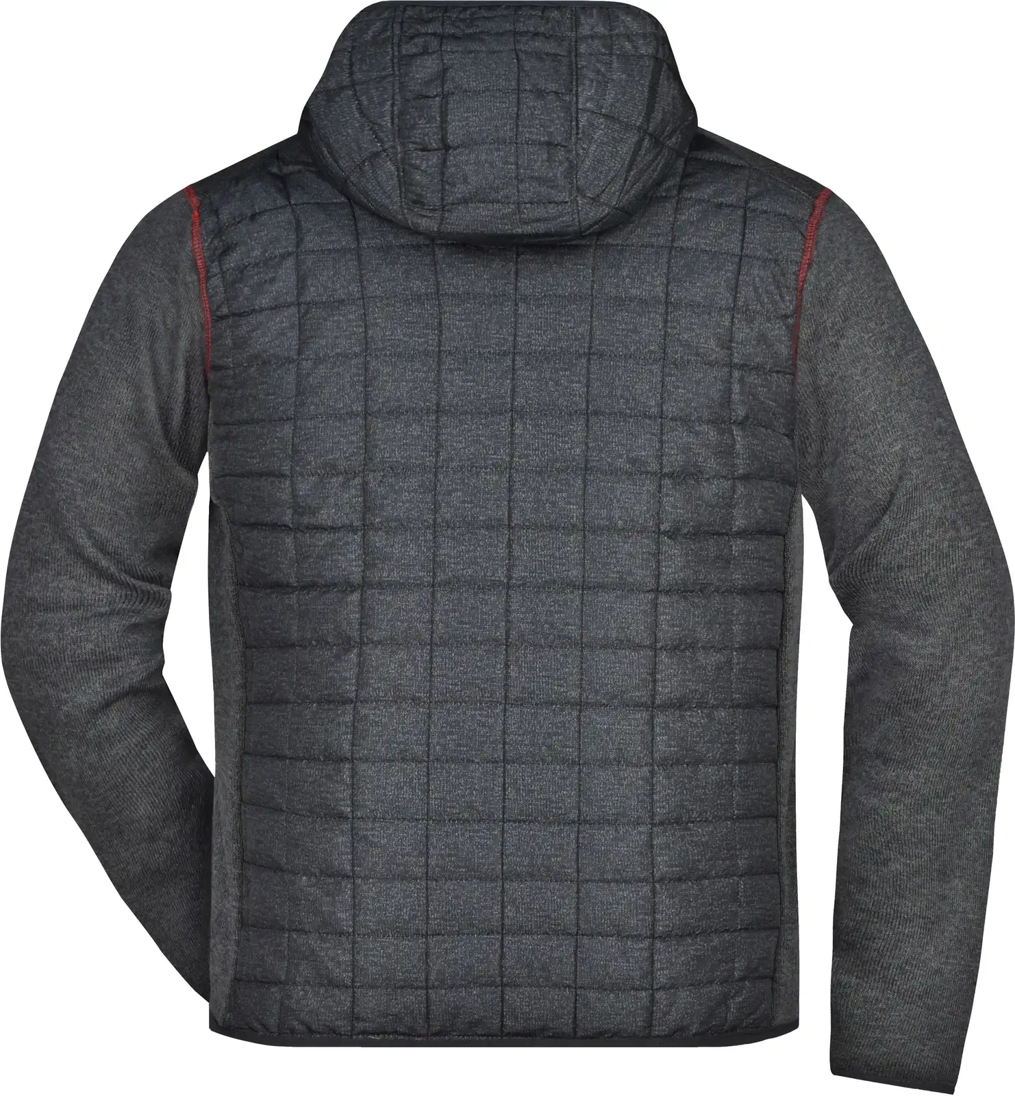 James & Nicholson Men's Knitted Hybrid Jacket