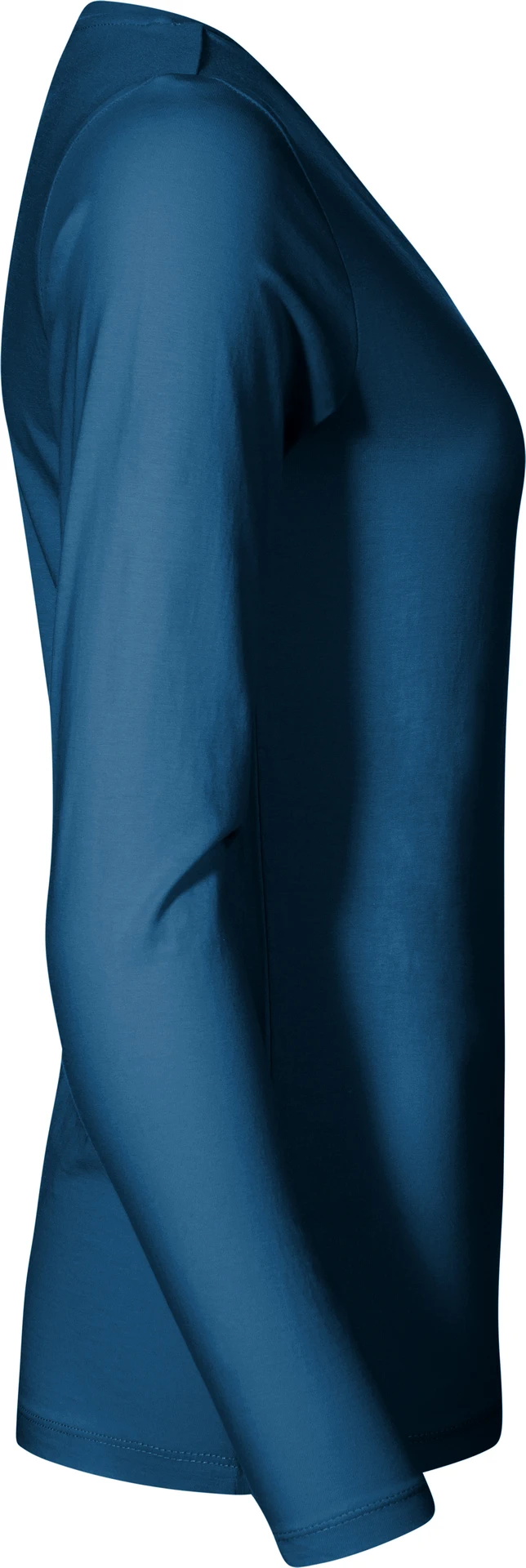 promodoro-1560-womens-v-neck-t-shirt-long-sleeve-petrol-side-5 Promodoro Women´s V-Neck T-Shirt Long Sleeve