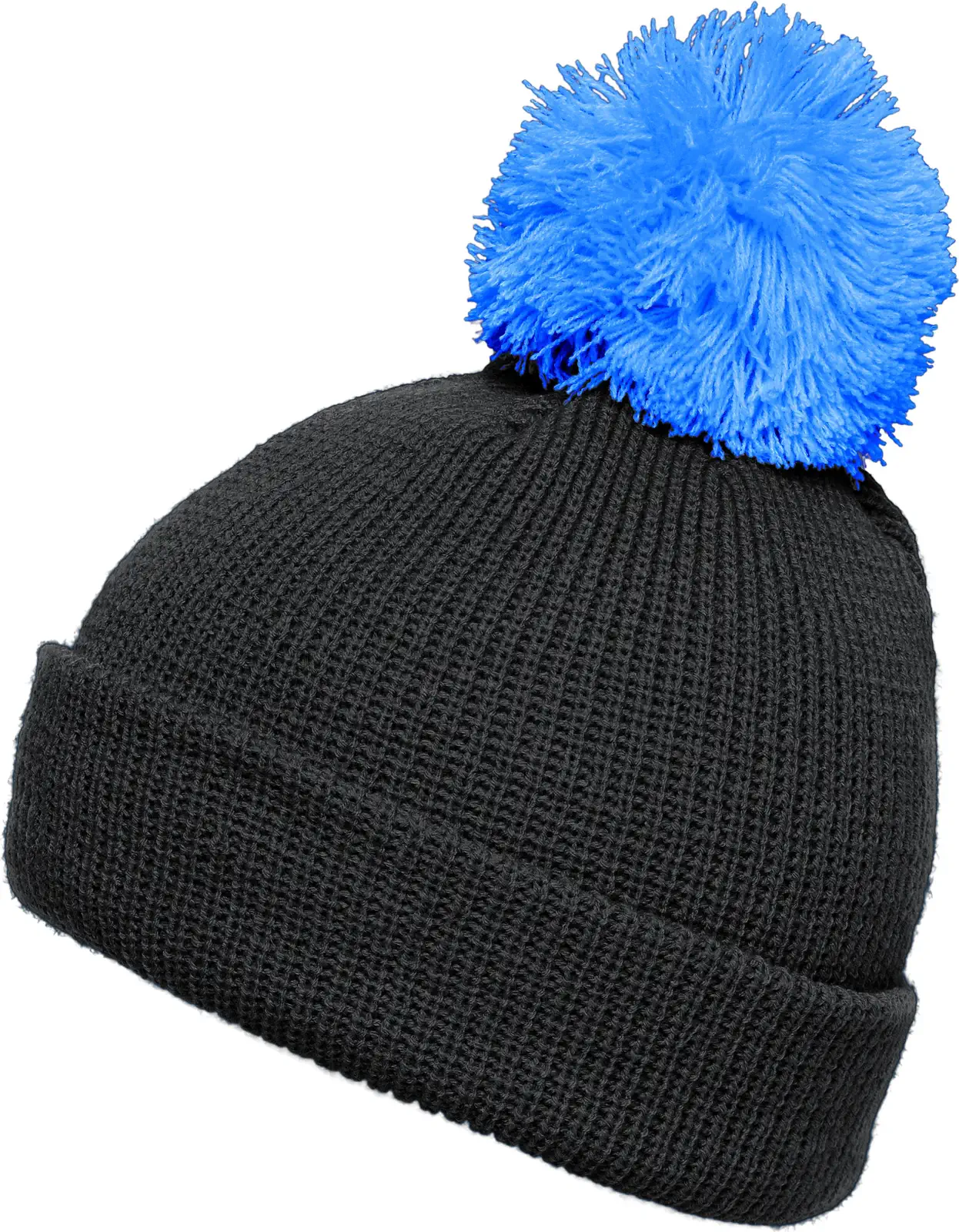 daiber-mb7967-pompon-hat-with-brim-black-pacific-left-4 myrtle beach Pompon Hat with Brim