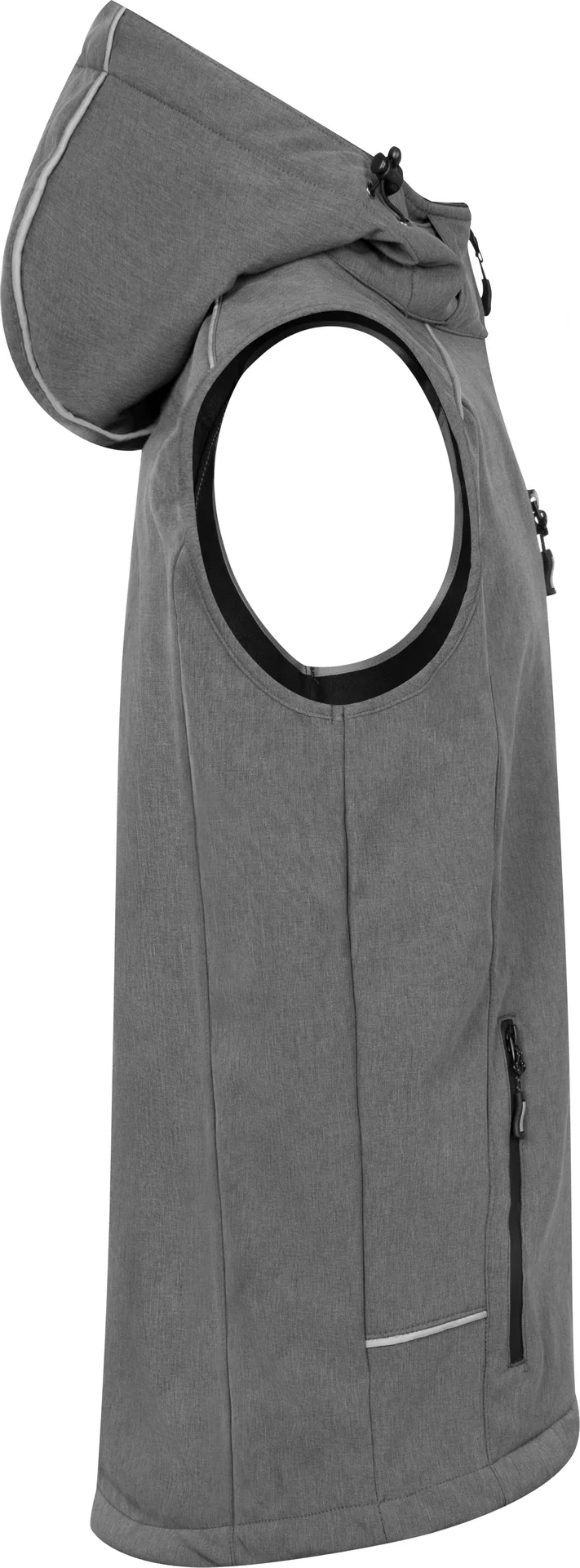 promodoro-7840-mens-softshell-vest-heathergrey-side-5 Promodoro Men´s Softshell Vest