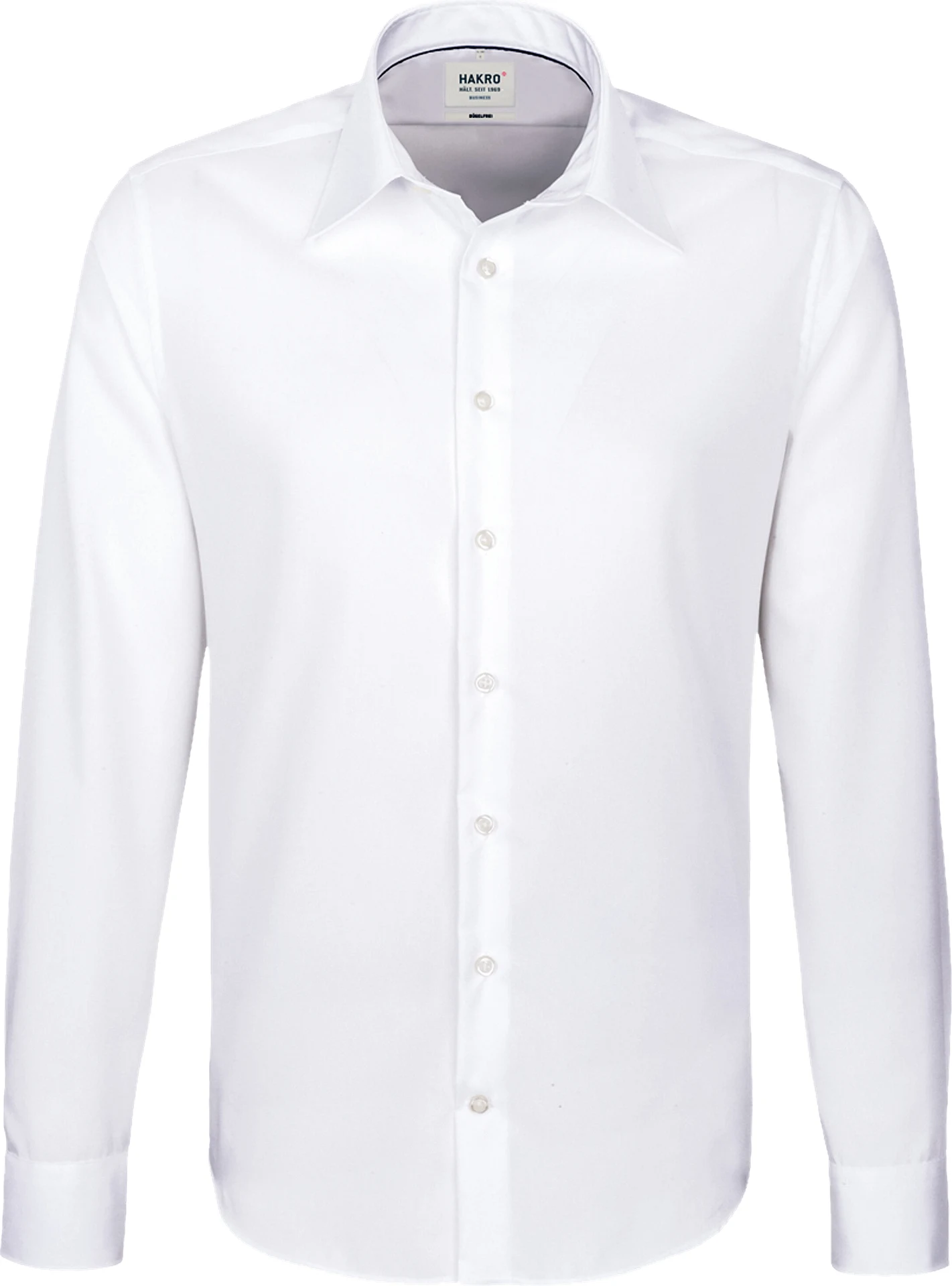 hakro-105-hemd-business-regular-weiss-front-1 HAKRO Hemd 1/1 Arm 105 Business-Tailored