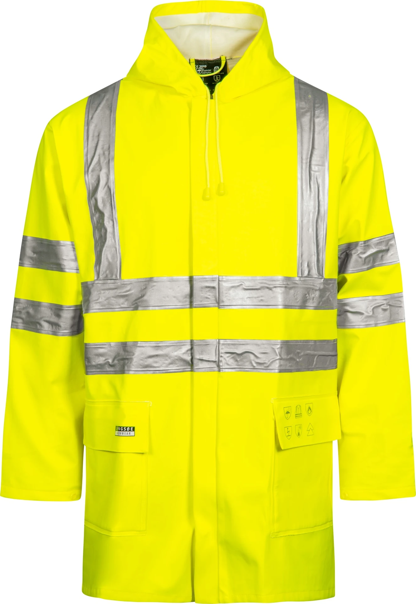 lyngsoe-arc-lr4055-multinorm-hi-vis-jacke-leuchtgelb-front-1 Lyngsøe ARC-LR4055 Multinorm Hi-Vis Jacke