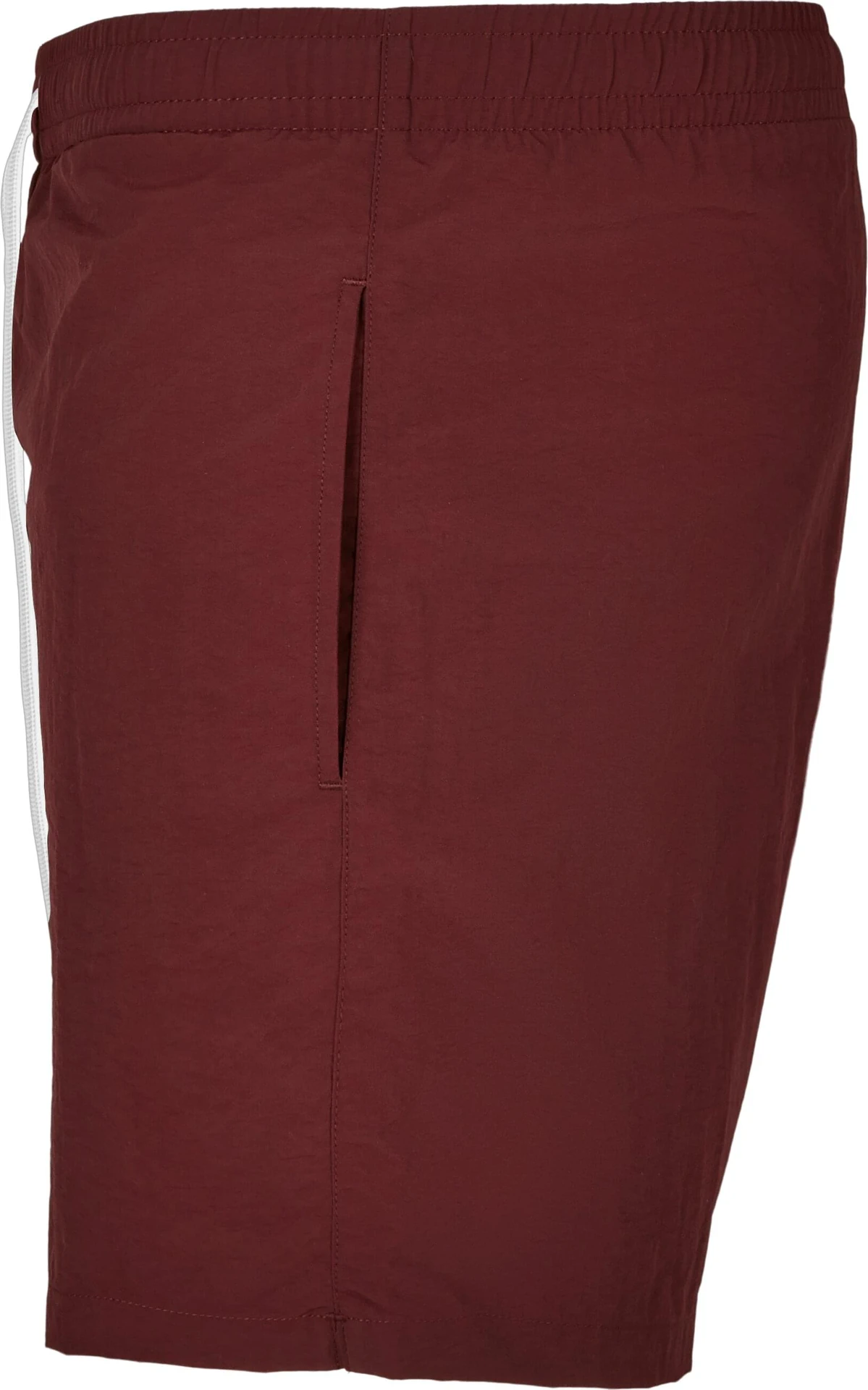 BYB-BY050-swim-shorts-cherry-left-6 Build Your Brand Swim Shorts