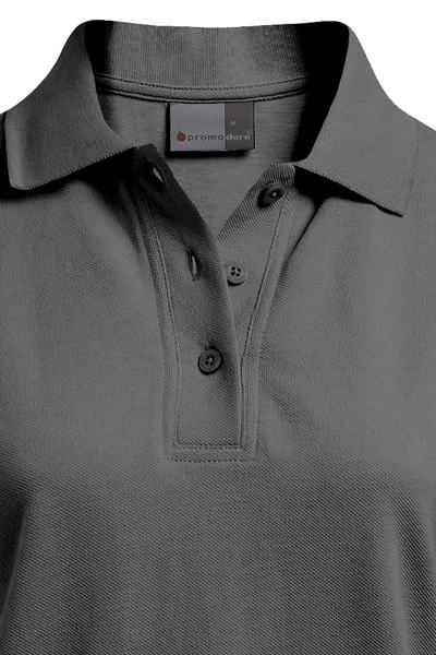 promodoro-4005F-womens-superior-polo-steelgrey-detail-7 Promodoro Women's Superior Polo