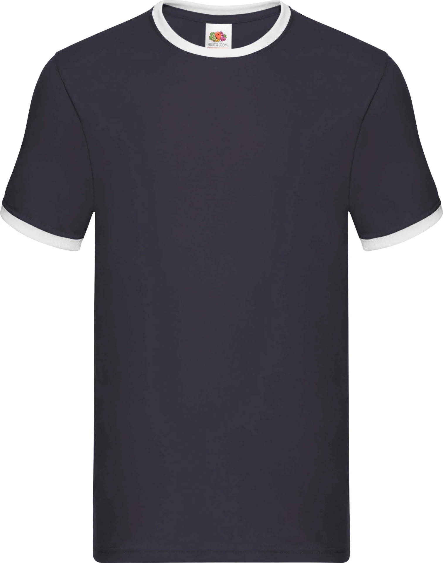 fruit-of-the-loom-61-168-0-ringer-t-shirt-navy-white-4 F.O.L. Ringer Tee