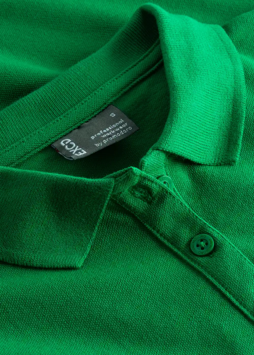 promodoro-4405-womens-polo-green-detail-7 Promodoro Women's Polo 60/40