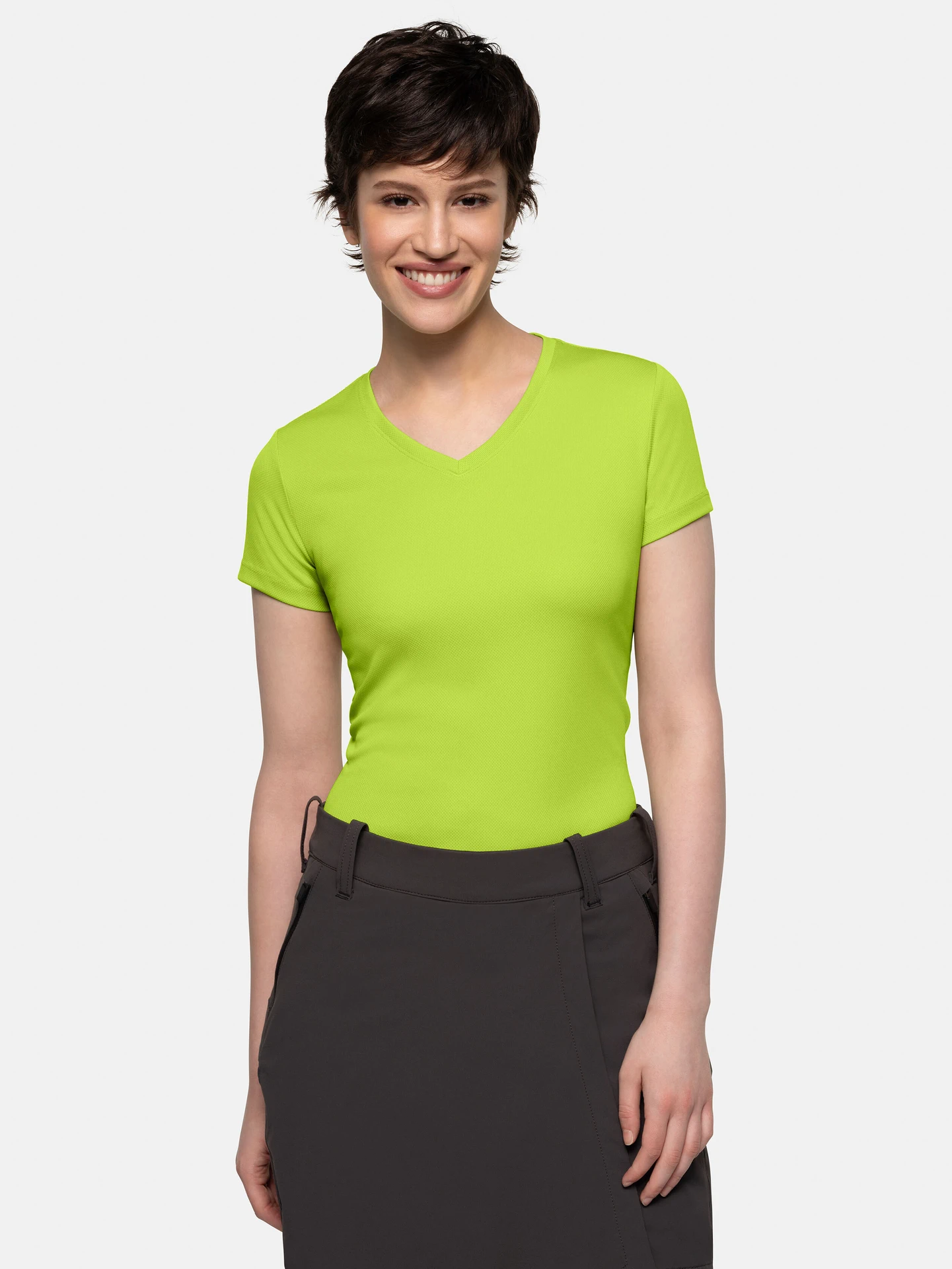 HAKRO Women-V-Shirt 187 Coolmax