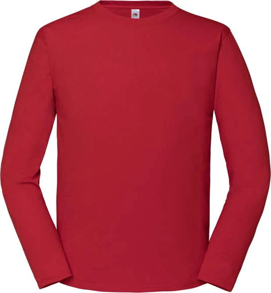 fruit-of-the-loom-61-360-0-iconic-195-ringspun-premium-longsleeve-t-shirt-red-4 F.O.L. Iconic 195 Long Sleeve T