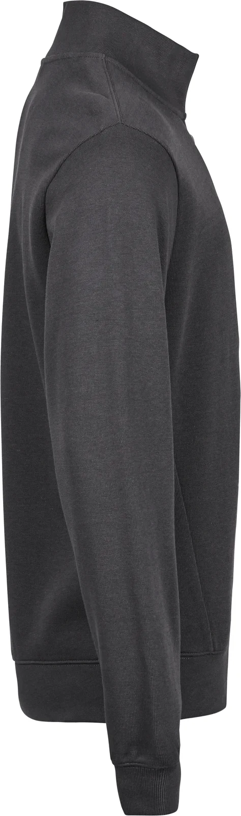 tee-jays-5506-ribbed-interlock-half-zip-darkgrey-right-4 Tee Jays Ribbed Interlock Half Zip