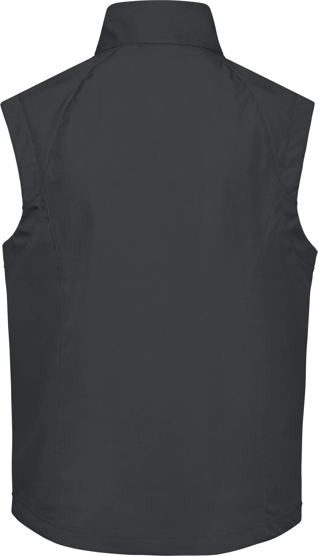 jn1022-mens-softshell-vest-black-back-5 James & Nicholson Men's Stretch Softshell Vest