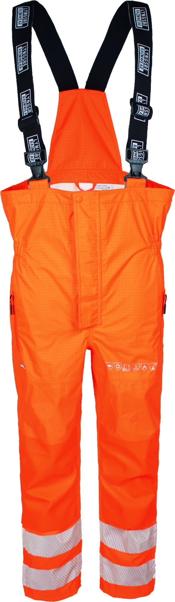 lyngsoe-arc-lr19059-multinorm-hi-vis-latzhose-leuchtorange-front-1 Lyngsøe ARC-LR19059 Multinorm Hi-Vis Latzhose