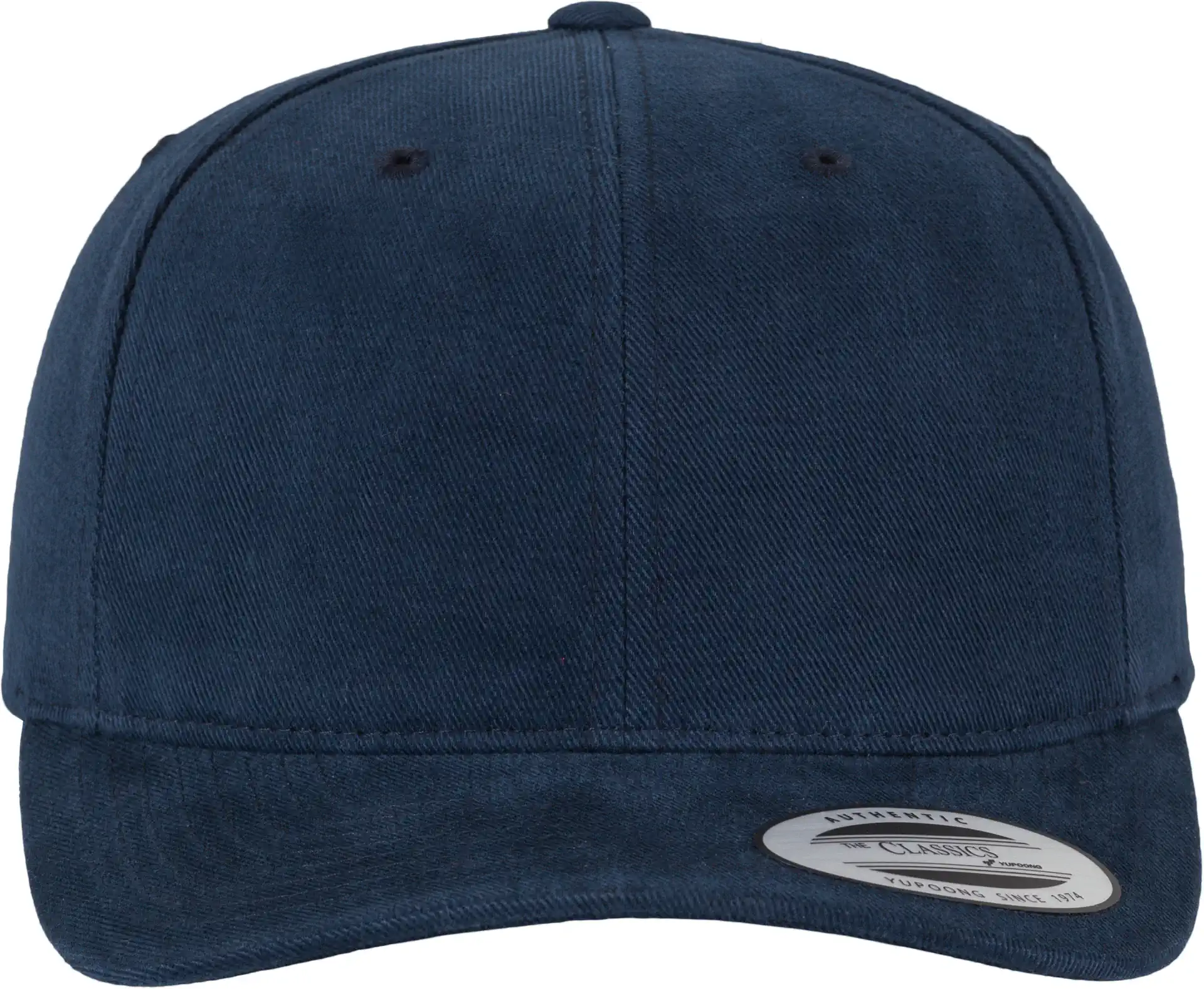 flexfit-6363v-brushed-cotton-twill-mid-profile-navy-front-2 FLEXFIT Brushed Cotton Twill Mid-Profile