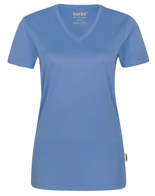 HAKRO Women-V-Shirt 187 Coolmax