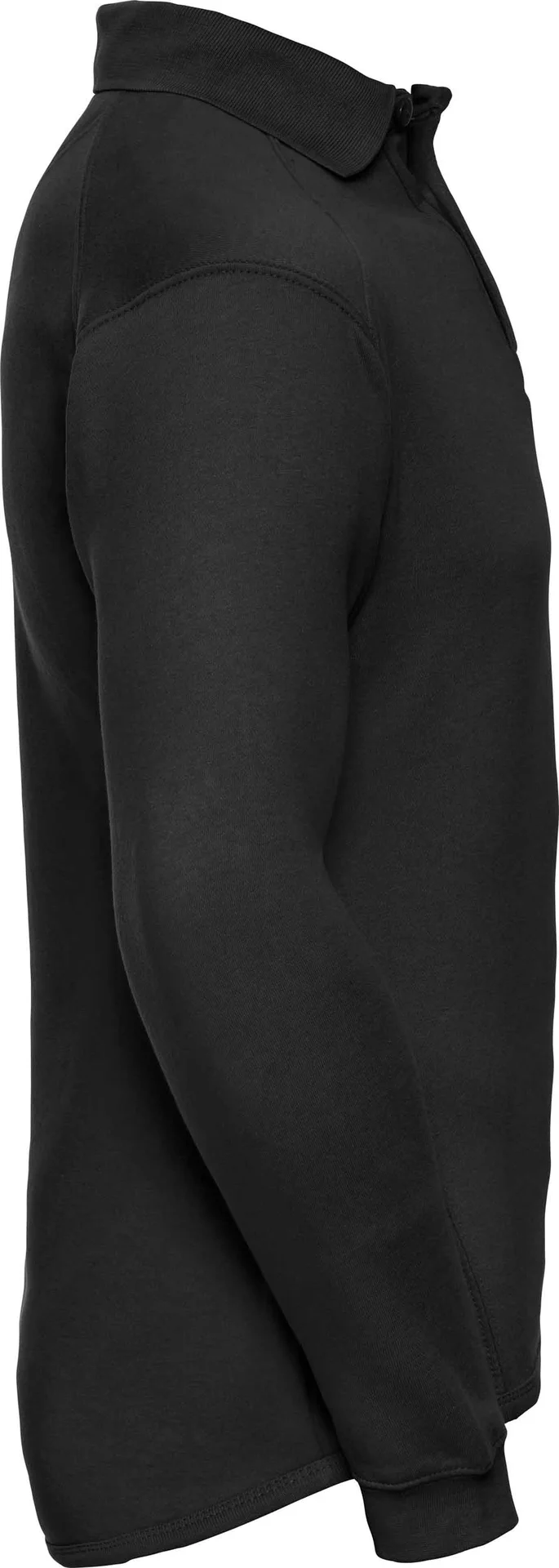 russell-r012m-adults-heavy-duty-collar-sweatshirt-black-side-4 Russell Heavy Duty Workwear Collar Sweatshirt