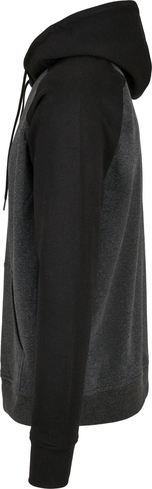 BYB-BB005-basic-raglan-hoody-charcoal-black-left-6 Build Your Brand Basic Raglan Hoody