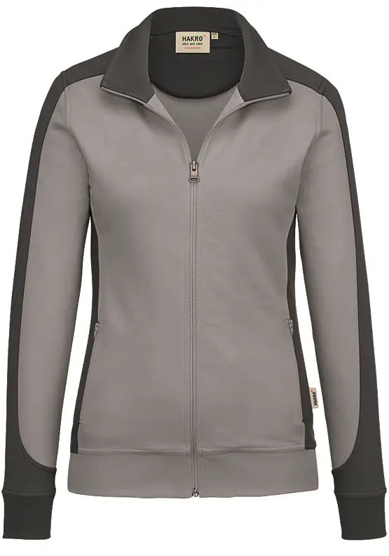 HAKRO Damen-Sweatjacke 277 Contrast Mikralinar® HAKRO Damen-Sweatjacke 277 Contrast Mikralinar®