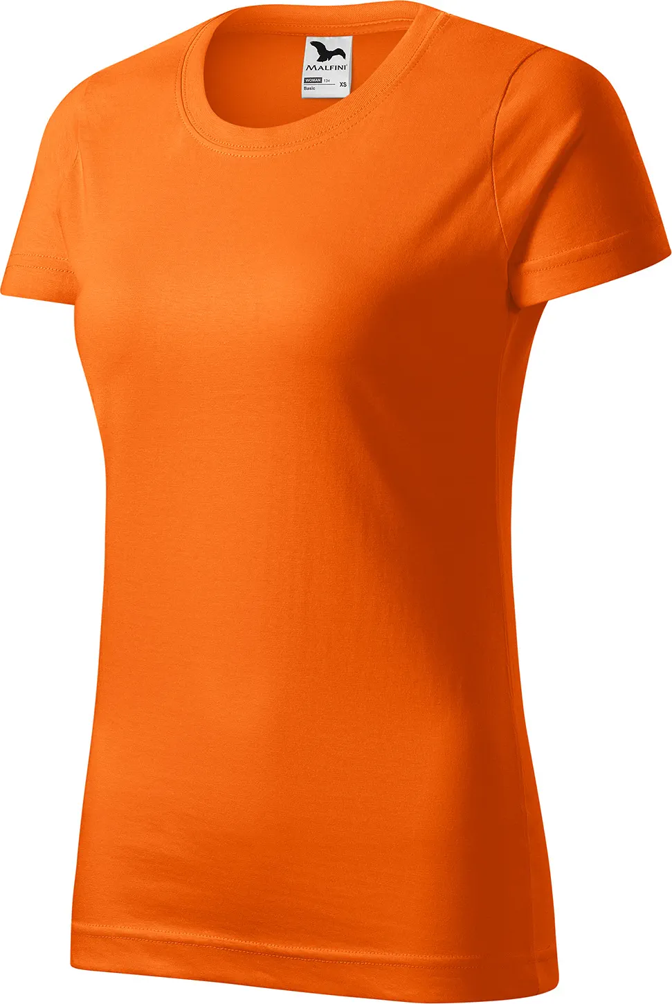 malfini-134-basic-t-shirt-damen-orange-left-3 MALFINI T-Shirt Damen Basic 134