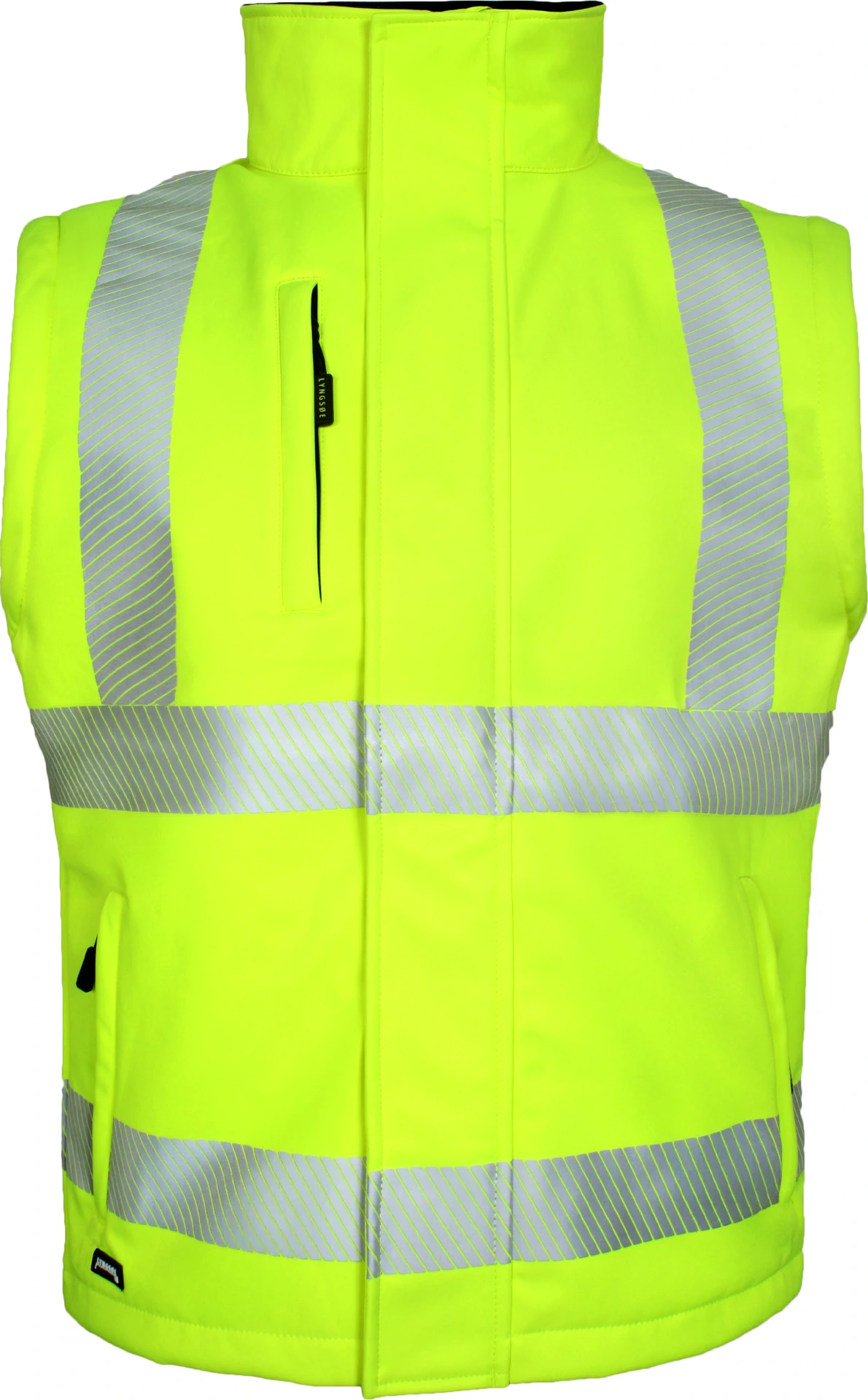 Lyngsøe FOX471 Atmungsaktive Hi-Vis Softshell Jacke