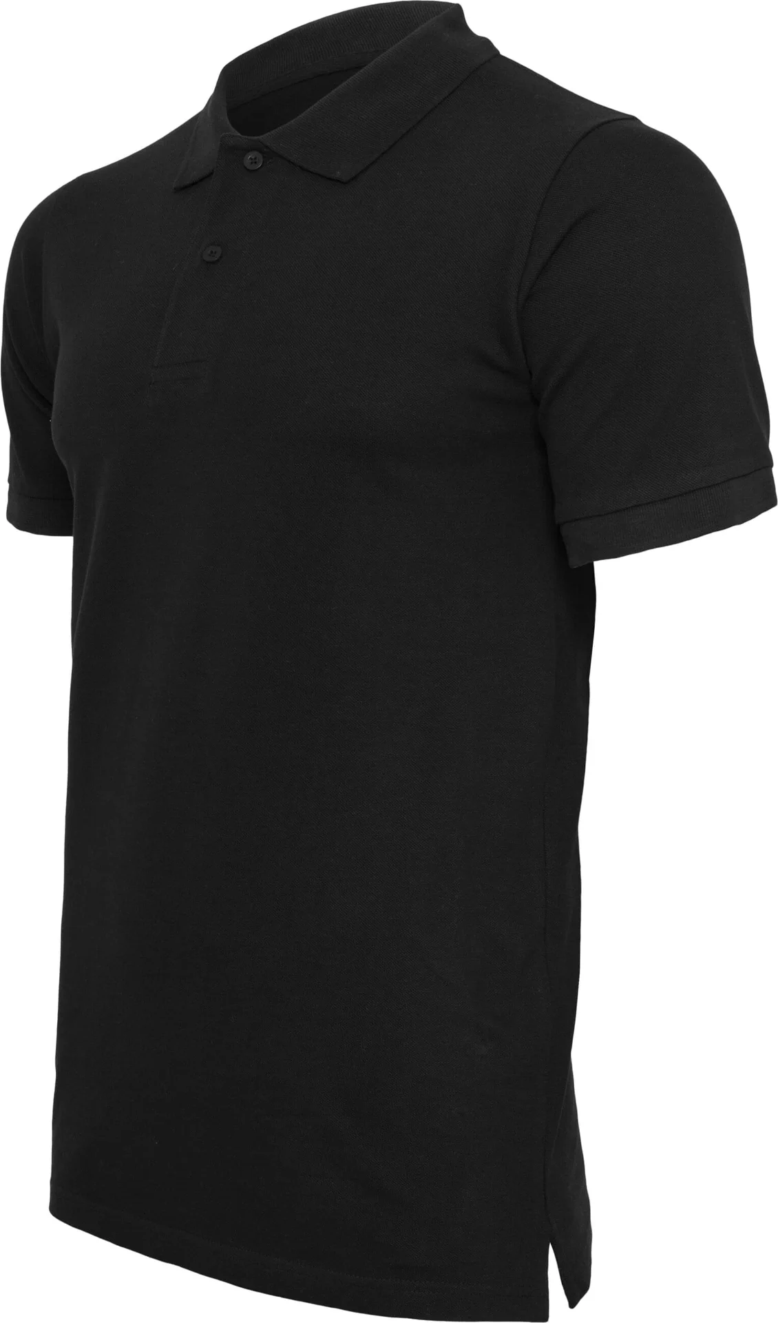 BYB-BY008-polo-pique-shirt-black-left-5 Build Your Brand Polo Piqué Shirt